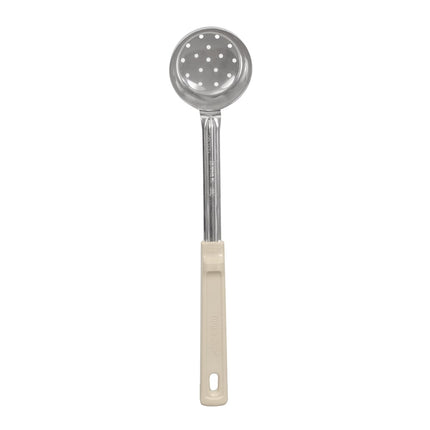 Muỗng Chia Phần Có Lỗ Vollrath 62165 89 ml Tay Cầm Poly Màu Ngà Thép Không Gỉ