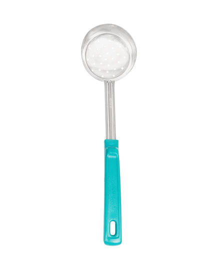 Muỗng Múc Có Lỗ Vollrath 62175 177 ml Tay Cầm Poly Xanh Ngọc Thép Không Gỉ