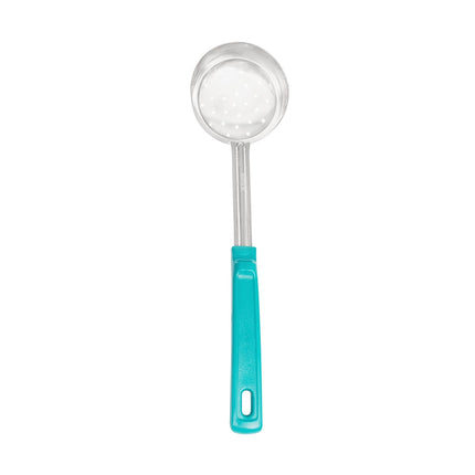 Muỗng Múc Có Lỗ Vollrath 62175 177 ml Tay Cầm Poly Xanh Ngọc Thép Không Gỉ