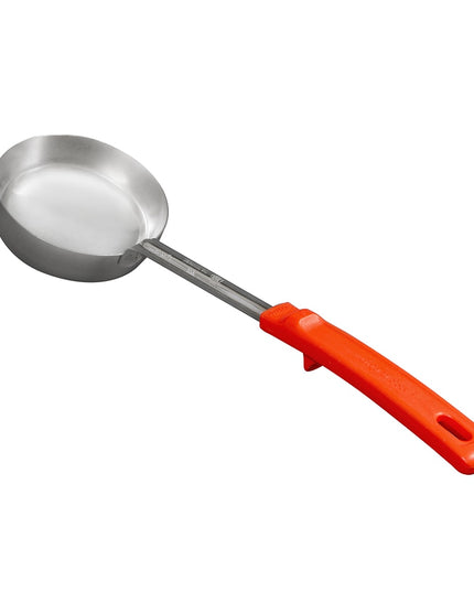 Thìa Chia Phần Đặc Vollrath 62182 237 ml - Tay Cầm Poly Màu Cam, Thép Không Gỉ
