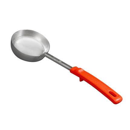 Thìa Chia Phần Đặc Vollrath 62182 237 ml - Tay Cầm Poly Màu Cam, Thép Không Gỉ
