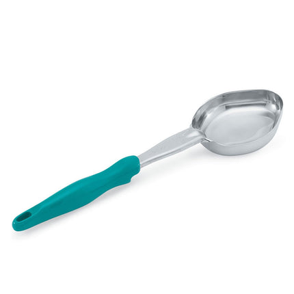 Thìa Múc Oval Đặc Vollrath 6412655 177 ml Tay Cầm Nylon Xanh Mòng Két Thép Không Gỉ