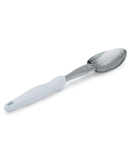 Thìa Có Lỗ Hạng Nặng Vollrath 6414215 35.6 cm Tay Cầm Nylon Trắng