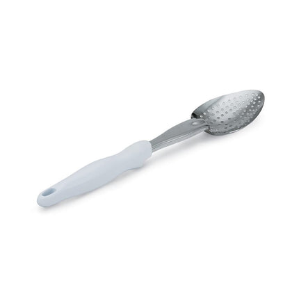 Thìa Có Lỗ Hạng Nặng Vollrath 6414215 35.6 cm Tay Cầm Nylon Trắng