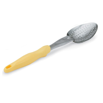 Thìa Có Lỗ Hạng Nặng Vollrath 6414250 35.6 cm Tay Cầm Nylon Vàng