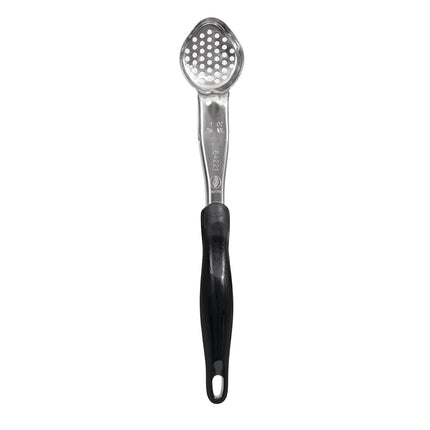 Thìa Chia Phần Oval Có Lỗ Vollrath 6422120 30 ml Tay Cầm Nylon Màu Đen Cao Cấp Thép Không Gỉ