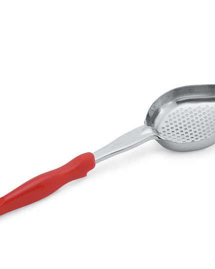 Thìa Múc Oval Có Lỗ Vollrath 6422865 237 ml Tay Cầm Nylon Cam Thép Không Gỉ