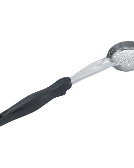 Thìa Chia Phần Tròn Có Lỗ Vollrath 6432220 59 ml - Tay Cầm Nylon Màu Đen, Cao Cấp, Thép Không Gỉ
