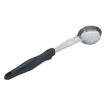 Thìa Chia Phần Tròn Có Lỗ Vollrath 6432220 59 ml - Tay Cầm Nylon Màu Đen, Cao Cấp, Thép Không Gỉ