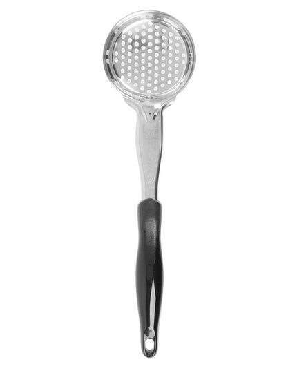 Muỗng Múc Tròn Có Lỗ Vollrath 6432420 118 ml Tay Cầm Nylon Đen Hạng Nặng Thép Không Gỉ