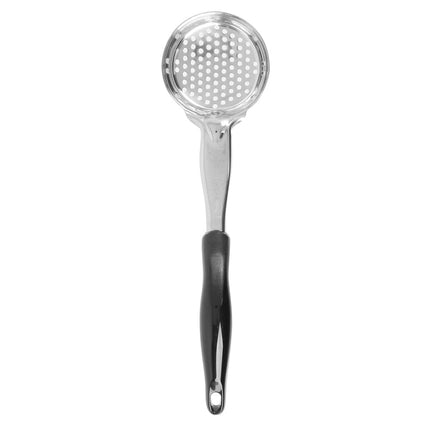 Muỗng Múc Tròn Có Lỗ Vollrath 6432420 118 ml Tay Cầm Nylon Đen Hạng Nặng Thép Không Gỉ