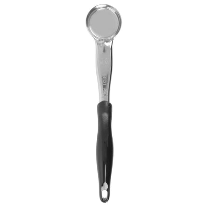 Muỗng Múc Tròn Không Lỗ Vollrath 6433120 30 ml Tay Cầm Nylon Đen Hạng Nặng Thép Không Gỉ