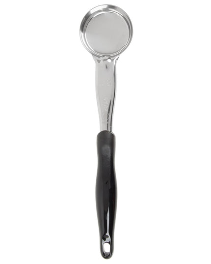Muỗng Múc Tròn Không Lỗ Vollrath 6433220 59 ml Tay Cầm Nylon Đen Hạng Nặng Thép Không Gỉ