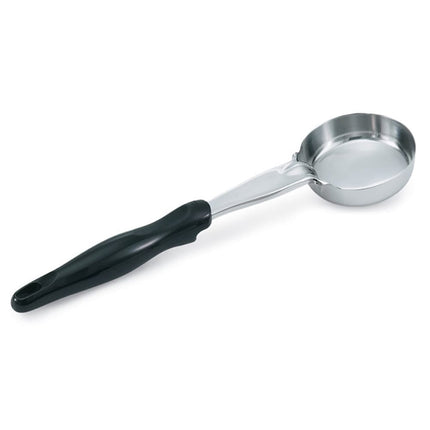 Muỗng Múc Tròn Không Lỗ Vollrath 6433320 89 ml Tay Cầm Nylon Đen Hạng Nặng Thép Không Gỉ