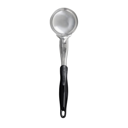 Muỗng Múc Tròn Không Lỗ Vollrath 6433420 118 ml Tay Cầm Nylon Đen Hạng Nặng Thép Không Gỉ