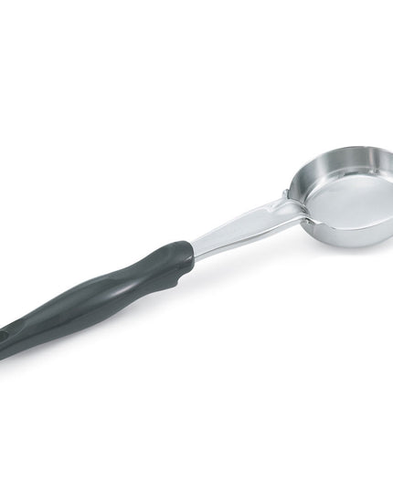 Muỗng Múc Tròn Không Lỗ Vollrath 6433520 148 ml Tay Cầm Nylon Đen Hạng Nặng Thép Không Gỉ