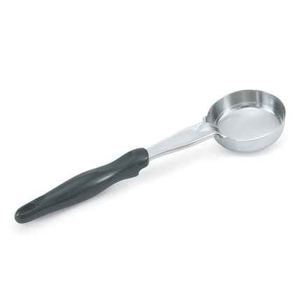 Muỗng Múc Tròn Không Lỗ Vollrath 6433520 148 ml Tay Cầm Nylon Đen Hạng Nặng Thép Không Gỉ