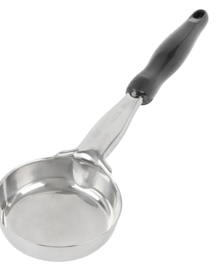 Muỗng Múc Tròn Không Lỗ Vollrath 6433620 177 ml Tay Cầm Nylon Đen Hạng Nặng Thép Không Gỉ