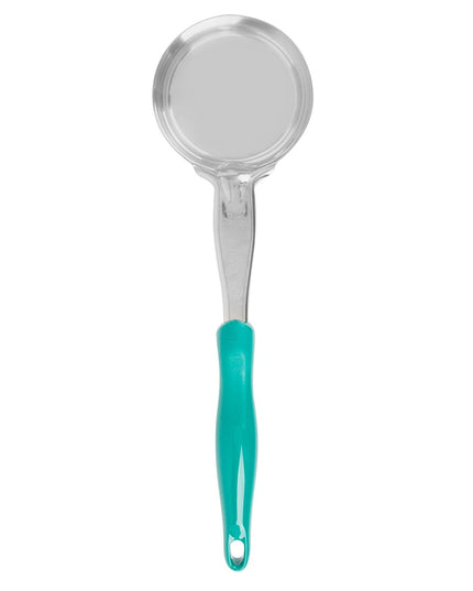 Thìa Chia Phần Tròn Đặc Vollrath 6433655 177 ml - Tay Cầm Nylon Màu Xanh Mòng Két, Cao Cấp, Thép Không Gỉ