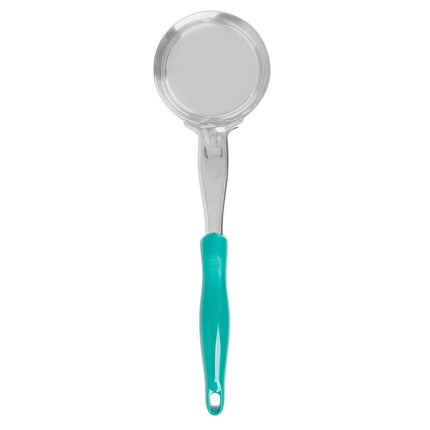 Thìa Chia Phần Tròn Đặc Vollrath 6433655 177 ml - Tay Cầm Nylon Màu Xanh Mòng Két, Cao Cấp, Thép Không Gỉ