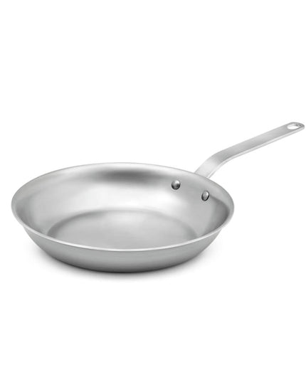 Chảo Rán Thép Không Gỉ Vollrath 691110 Tribute® 25.4 cm Tay Cầm Kim Loại Đặc - Dùng Cho Bếp Từ
