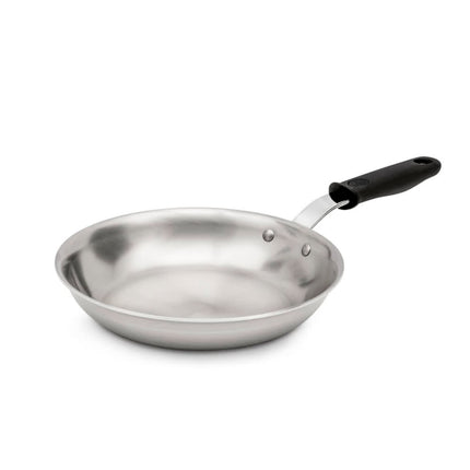 Chảo Rán Vollrath 692108 Tribute® 20.3 cm Thép Không Gỉ Tay Cầm Silicone Rỗng - Dùng Cho Bếp Từ