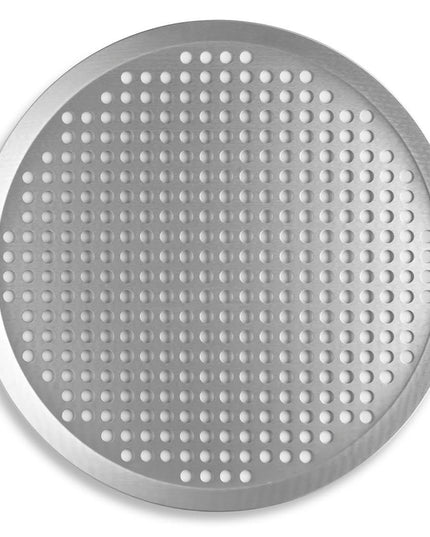 Khay Pizza Tròn Siêu Đục Lỗ Vollrath PC14XPCC 35.6 cm Nhôm