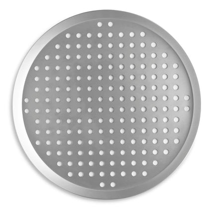 Khay Pizza Tròn Đục Lỗ Vollrath PC18PCC 45.7 cm Nhôm