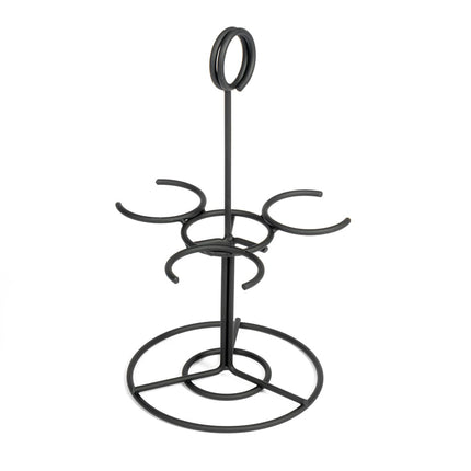 Khay Đỡ Ly Rượu Tròn Dây Thép Vollrath WR-1027-06 Giữ 3 Ly Đen