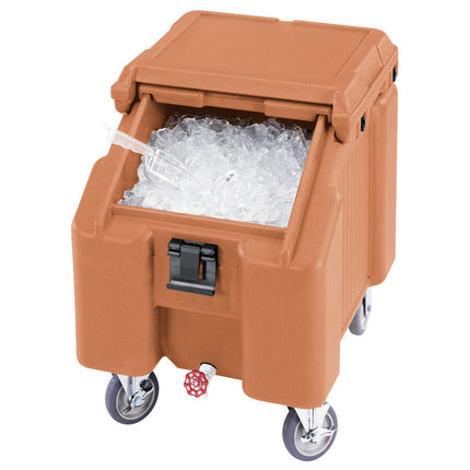 Thùng đá di động Cambro ICS100L4S157 SlidingLid™ be cà phê di động thùng đá - 45,4 kg dung tích