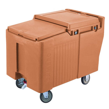 Thùng đá di động màu be cà phê Cambro ICS175L157 SlidingLid™ - Sức chứa 79 kg