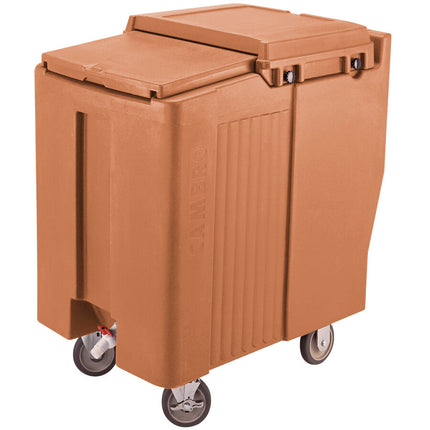 Thùng đá di động Cambro ICS175T157 SlidingLid màu be cà phê - Sức chứa 79 kg mẫu cao
