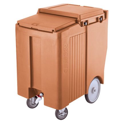 Thùng đá di động nắp trượt màu be Cambro ICS175TB157 SlidingLid 79 kg - dáng cao
