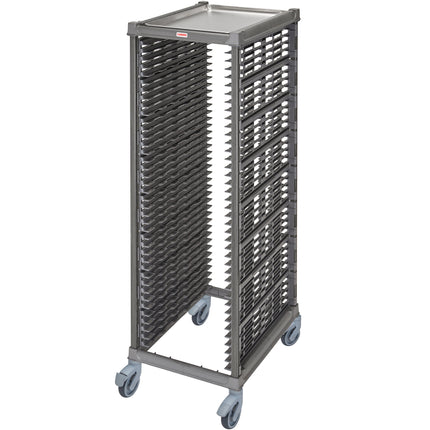 Xe giá đựng khay nướng nhựa Cambro UPR1826FPA40 Camshelving Ultimate 40 khay nạp đầu kèm bánh xe nhựa - Lắp sẵn