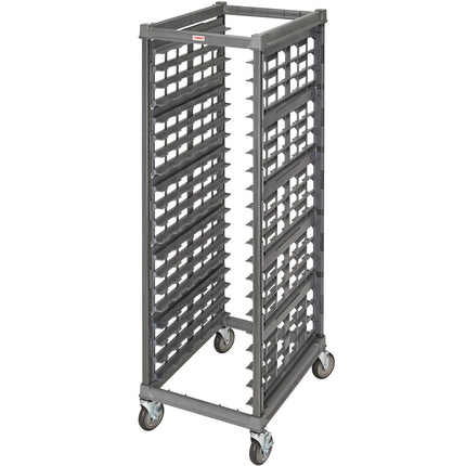 Giá để khay nướng Cambro Camshelving Ultimate nạp đầu 20 khay bánh xe kim loại - đã lắp ráp