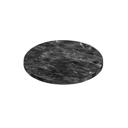 Thớt phục vụ melamine tròn vân đá Carrara giả đen Delfin từ Steelite International DFFSRD11M10 28 x 2 cm