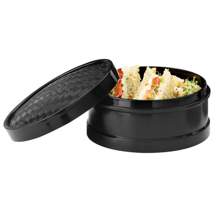 Bộ xửng hấp GET Enterprises STM-60-BK 15 x 7,6 cm màu đen - Thùng 24 bộ
