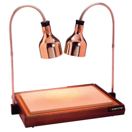 Quầy pha lóc thịt hai bóng đèn giữ ấm Cres Cor CSH-122-10PB 83 x 59 cm