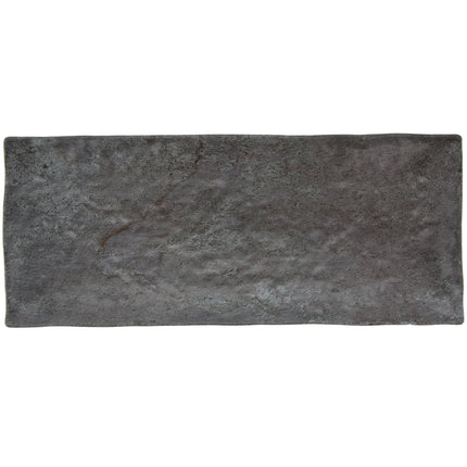 Đĩa chữ nhật melamine đá phiến GET SB-1560-MNS Moonstone 38,7 x 15,9 cm - Gói 6 cái