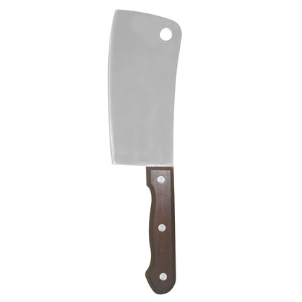 Dao chặt kiểu Á Thunder Group thép không gỉ cán gỗ tán đinh 15 cm
