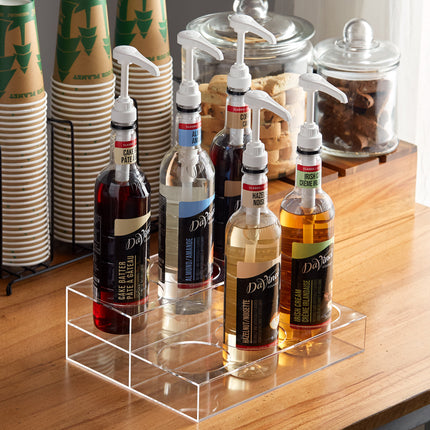 Giá sắp xếp chai siro 2 tầng Choice
