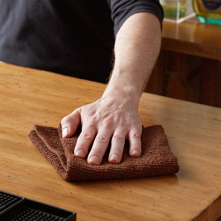 Khăn bar cotton màu nâu Choice 680 g 48,3 x 40,6 cm - Gói 12 cái