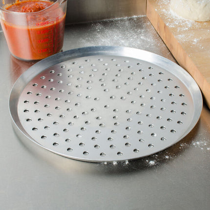 Khay pizza nhôm đục lỗ dày American Metalcraft CAR11P 28 cm