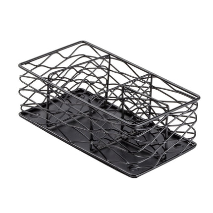 Khay đựng cà phê Birdnest American Metalcraft BNCB84 đen 21,6 x 11,1 cm