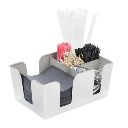 Khay đựng dụng cụ bar/cà phê inox American Metalcraft BARS7 bề mặt satin