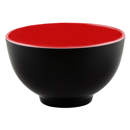 Tô melamine tròn hai tông đen đỏ Elite Global Solutions Karma JW452T 355 ml - Thùng 6 cái