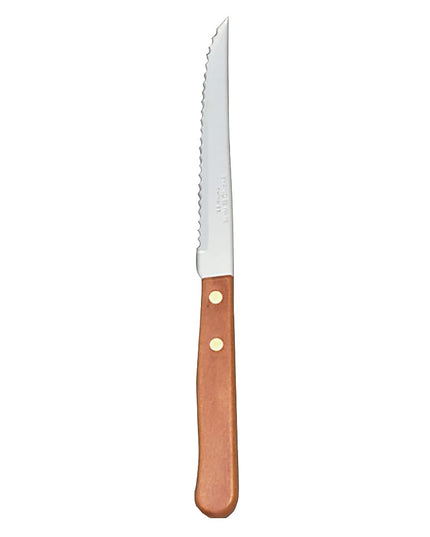 Dao Steak Libbey 200 1762 21.6 cm Cán Gỗ Lưỡi Mài Lõm