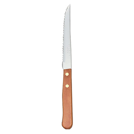 Dao Steak Libbey 200 1762 21.6 cm Cán Gỗ Lưỡi Mài Lõm