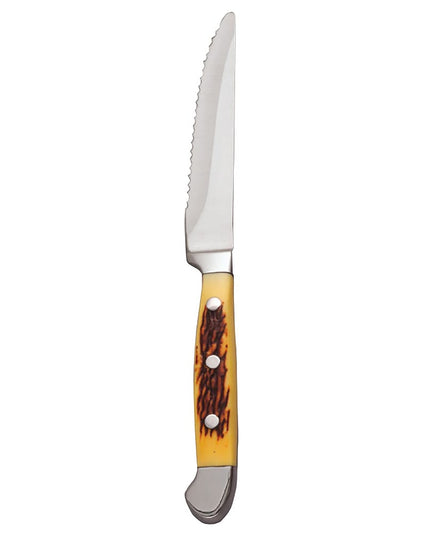 Dao Steak Libbey 201 2522 22.9 cm Full Tang Cán Pom Vàng