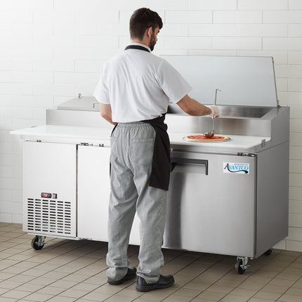 Bàn sơ chế pizza lạnh 2 cửa Avantco APPT-71-HC 180 cm
